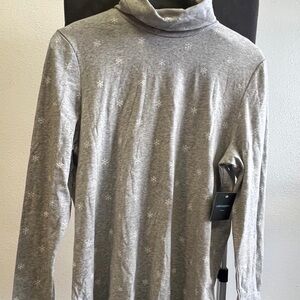 Cynthia Rowley Light Gray Turtleneck Sweater